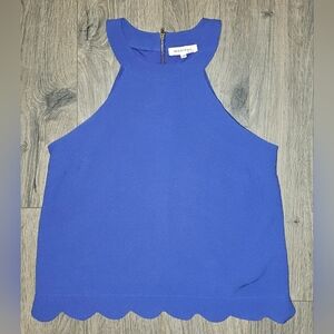 Monteau Royal Blue Halter Top, XS